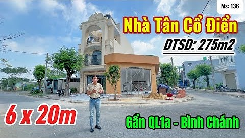 Siêu Phẩm Nhà Tân Cổ Điển 275m² | KDC Phát Hải Gần QL1A Bình Chánh | Giá Tốt | Hoàng Doanh Nhà Đẹp
