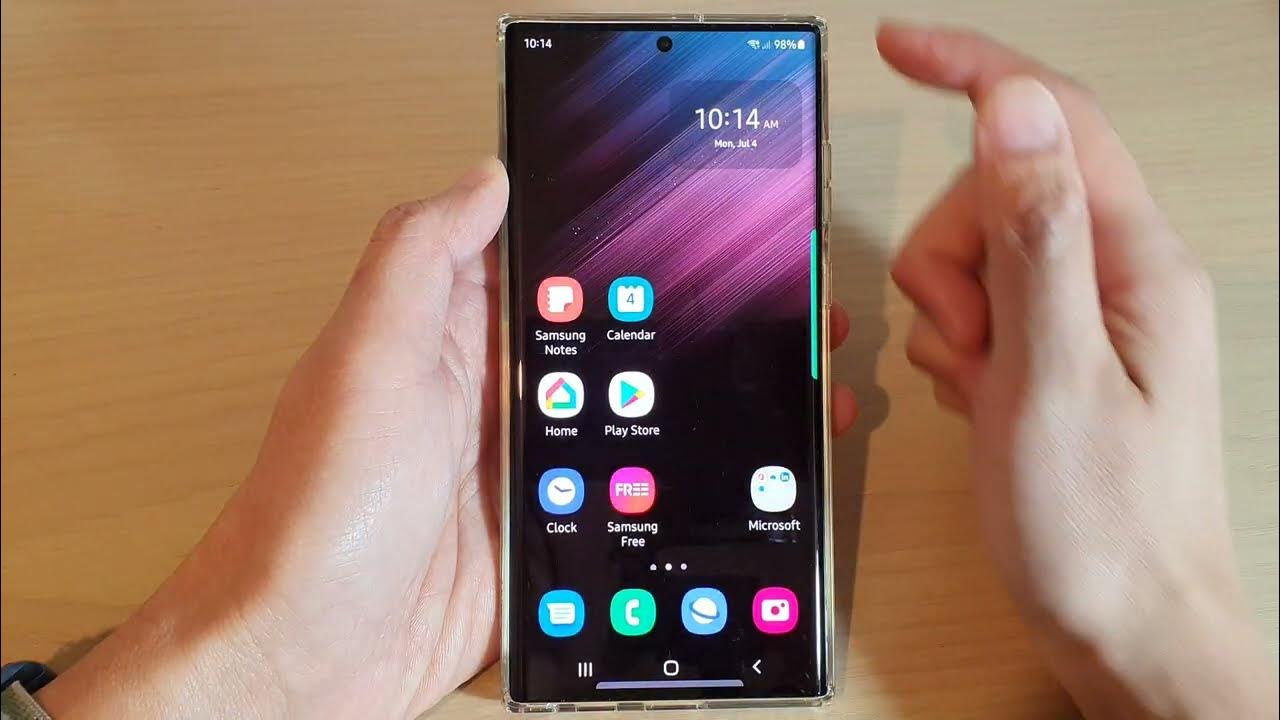 Galaxy S22/S22+/Ultra How to Enable/Disable Clock and Alarm Settings Backup YouTube