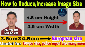(35mmX45mm) how to change image size in photoshop/photo resize kasari change garne/ resize photo