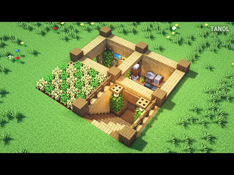 ⚒️ Minecraft : How To Build a Beginner Survival Set House_마인크래프트 건축 : 초보자 생존 세트 집 만들기