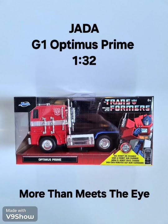 JADA Transformers G1 Optimus Prime 1:32 #jada #transformers #toys #shorts #reels #unboxing #video