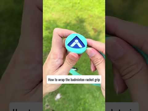 How to wrap the badminton racket grip #badminton #badmintonracket