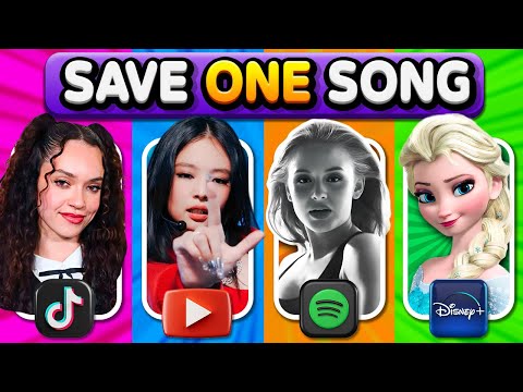 TIKTOK VIRAL Vs YOUTUBE VIRAL Vs SPOTIFY HITS Vs DISNEY SONGS SAVE ONE SONG MUSIC QUIZ 2026 