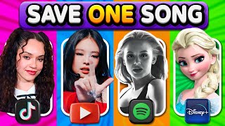 Tiktok Viral Vs Youtube Viral Vs Spotify Hits Vs Disney   Save One Song   Quiz 2026