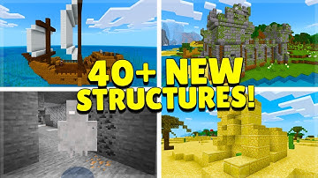 THIS MOD BRINGS 40+ NEW Structures to your Minecraft World (iOS, Android, PC, Xbox, Switch,PS4)