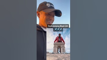 How to do this jumping over a building video effect with your phone #videoediting #shorts