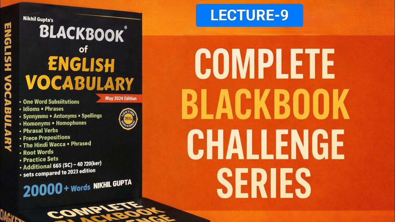 BLACK BOOK CHALLANGE SERIES#vocabulary #sscvocabulary #ssc2026 #ssc 