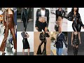 latest celebrities style latex leather outfits for women and girls