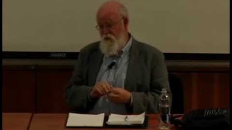 Daniel Dennett - How Brains Become Minds - Harvard MBB Lecture - Day 3  April 23 2009