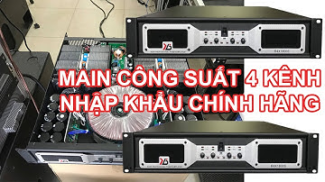 HÀNG HOT | Main Công Suất 4 Kênh RUBY 1800S Comeback Cực Mạnh