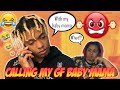 CALLING MY GIRLFRIEND *BABY MAMA* WHILE ON THE PHONE PRANK