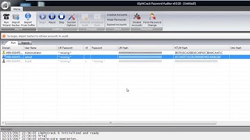 LAB 3 | Auditing System Passwords Using L0phtcrack