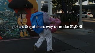 easiest & quickest way to make $1,000 slanging vintage clothes