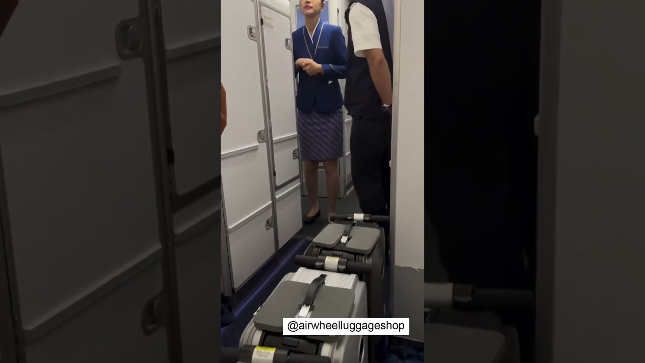 Three Airwheel SE3S Smart Suitcases Onboard – Carry-On Approved!