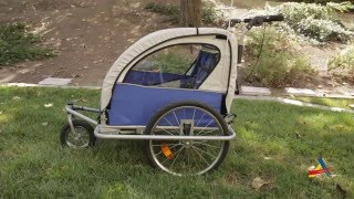 aosom 2 in 1 bike trailer