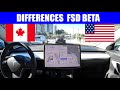 FSD Beta in Canada VS USA, Here Are The Subtle Differences!