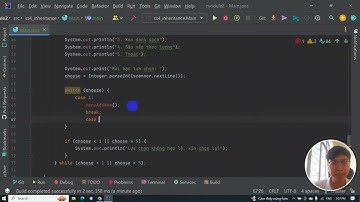 JAVA | OOP | 04. Luyện tập kế thừa | Quản lý nhân viên | Tạo menu