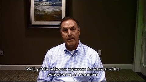 What is a Licensed Public Adjuster?