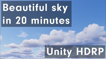 BEAUTIFUL SKIES IN UNITY HDRP in 20 MINUTES - EXPANSE Volumetric Sky, Clouds, and Atmospheres