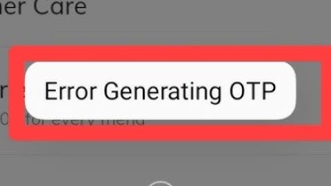 How to fix Error Generating OTP problem solve in AJIO | Error Generating OTP