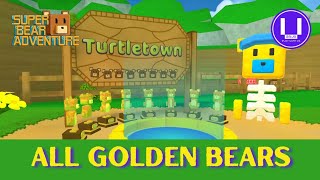 Super Bear Adventure Gameplay All Golden Bear