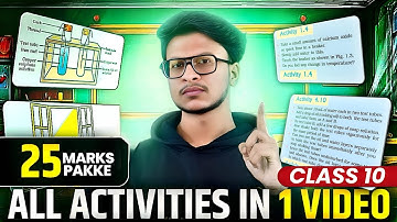 25 MARKS in 1 video🔥 Class 10 All Activities in 1 Shot!💀 Science Activities based questions!