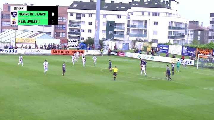 MARINO DE LUANCO  VS  REAL AVILÉS INDUSTRIAL GOLES