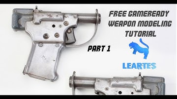 Gameready Weapon Modeling Tutorial in 3dsMax FP - 45 Liberator Pistol / Leartes Live Discord Session