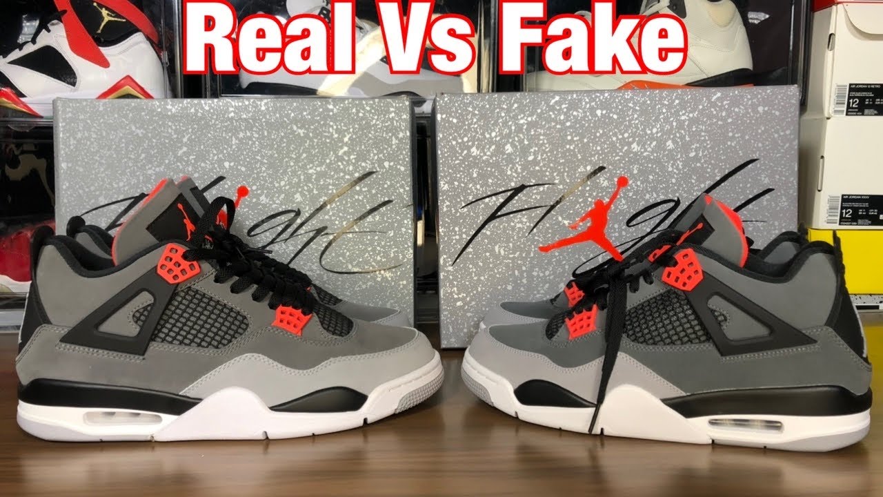 how to tell if your jordan 4 are fake