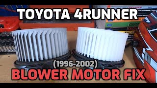 1996-2002 toyota 4runner blower motor | quick fix!