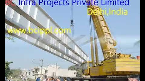 Road Over Bridge | Launching of ROB | Plate Girder Bridge | Composite Girder Bridge