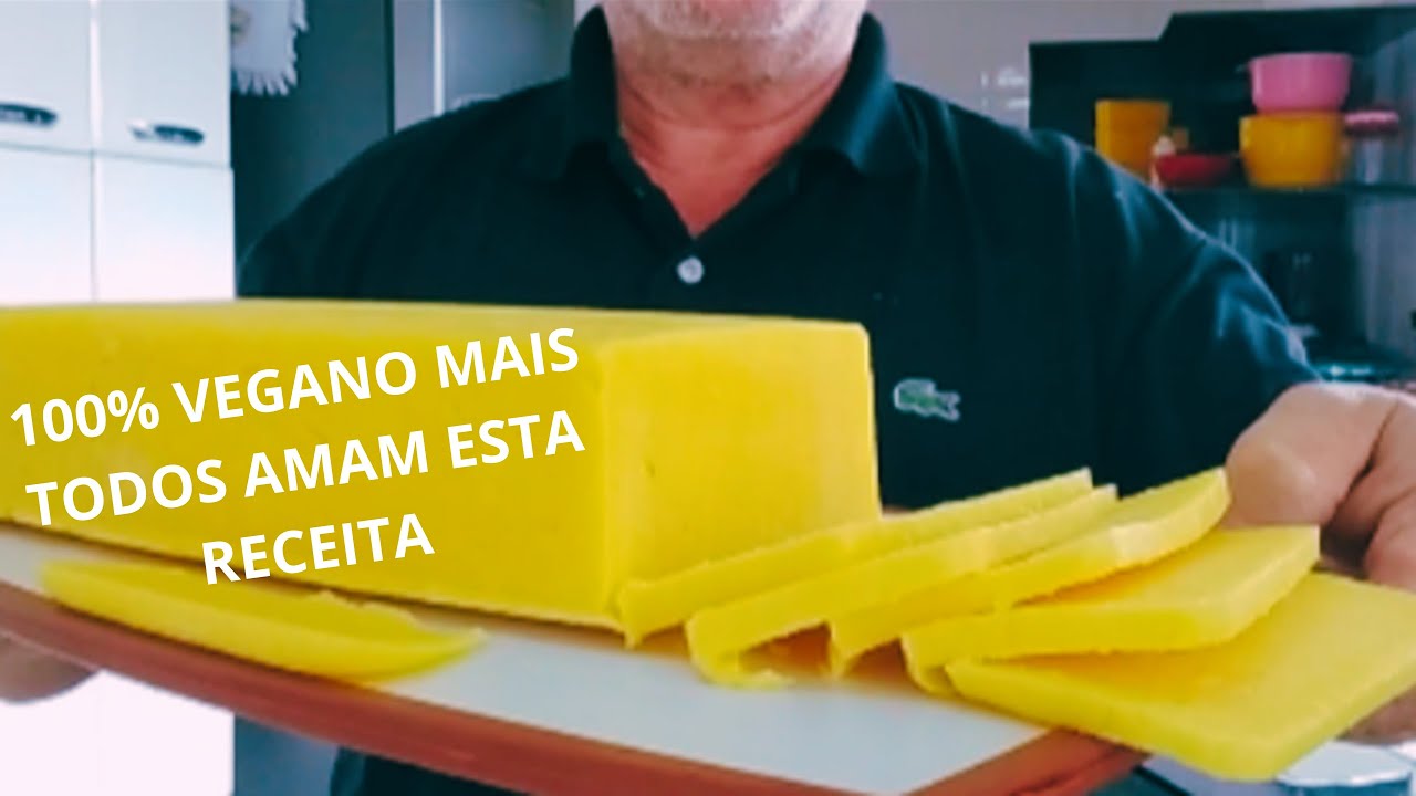 QUEIJO DE MANDIOCA VEGANO SAÚDAVEL | receita Mediterrânea