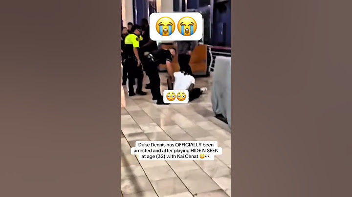 Duke Dennis has OFFICIALLY been arrested and after playing HIDE N SEEK at age (32) with Kai Cenat 😳