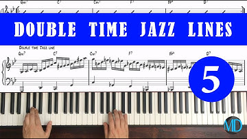 Double Time Jazz Lines #1 Part 5 - mDecks Music