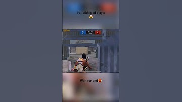 1v1 with ipad player☠️🤯 #shorts #pubgmobile