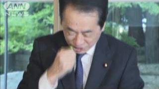 【原発】菅総理　キュウリをかじり安全性アピール（11/04/15）