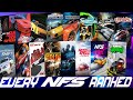 Ranking every need for speed game from worst to best top 25 games