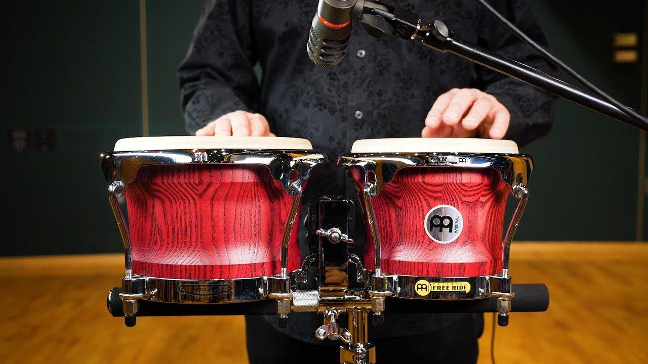Woodcraft Series Wood Bongos - Vintage Red - WB400VR-M - YouTube