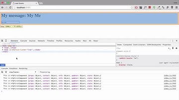 08 - Adding state to our React.js Component