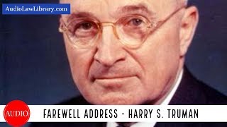 Harry Truman's Farewell Address (Full Audiobook)