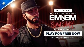 Hitman World of Assassination - Eminem vs. Slim Shady Mission Briefing | PS5 Games