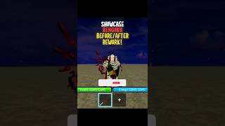 Showcase Rengoku [Before/After] Rework - Blox Fruit Update 20 #bloxfruits #roblox #showcase