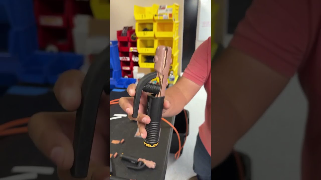 Super Light Flexible Stick Welding Whip With 200Amp Tweco Style Stinger Electrode Holder 