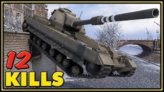 FV215b - 12 Kills - 2 VS 7 - World of Tanks Gameplay
