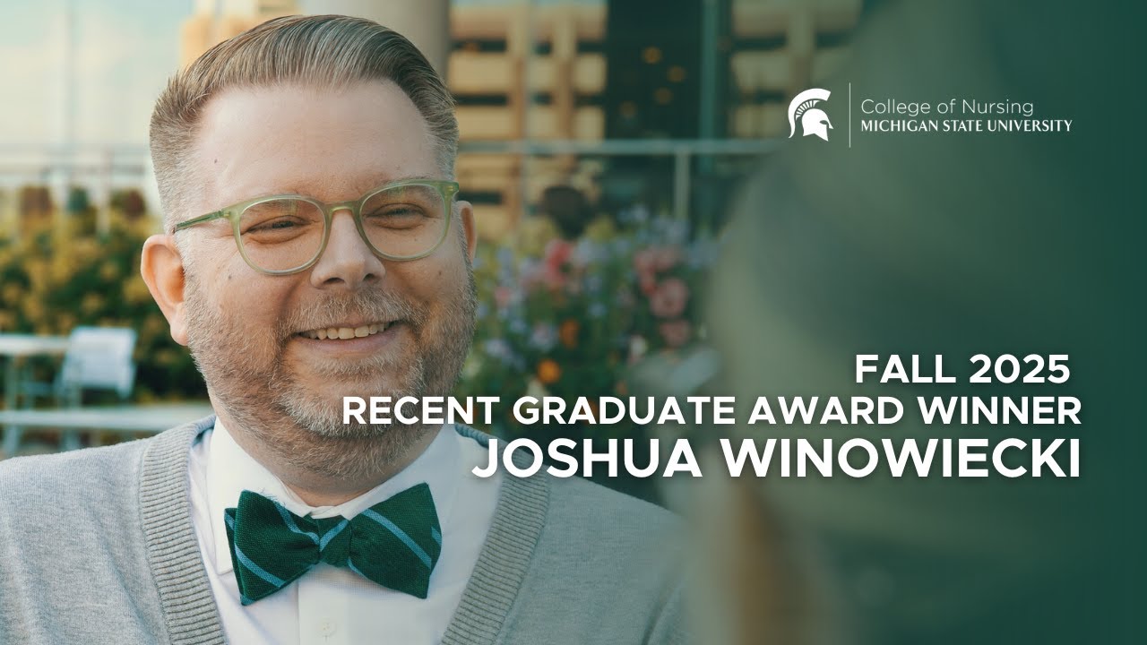 Joshua Winowiecki - Recent Graduate Award Winner