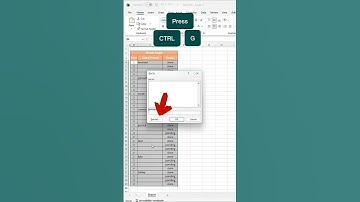 How do I fill all blank cells in Excel? #shorts #shortsvideo #viral #excel #exceltips #trending