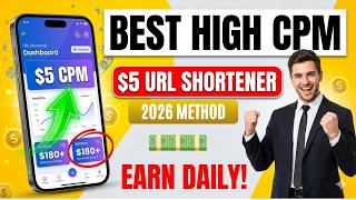 New High CPM $5 URL Shortener 2026 | Best Link Shortener for Earning