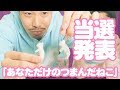 【当選発表】あなただけのつまんだねこ