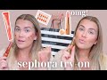 sephora *try-on* haul! rare beauty, charlotte tilbury &amp; more! 2024