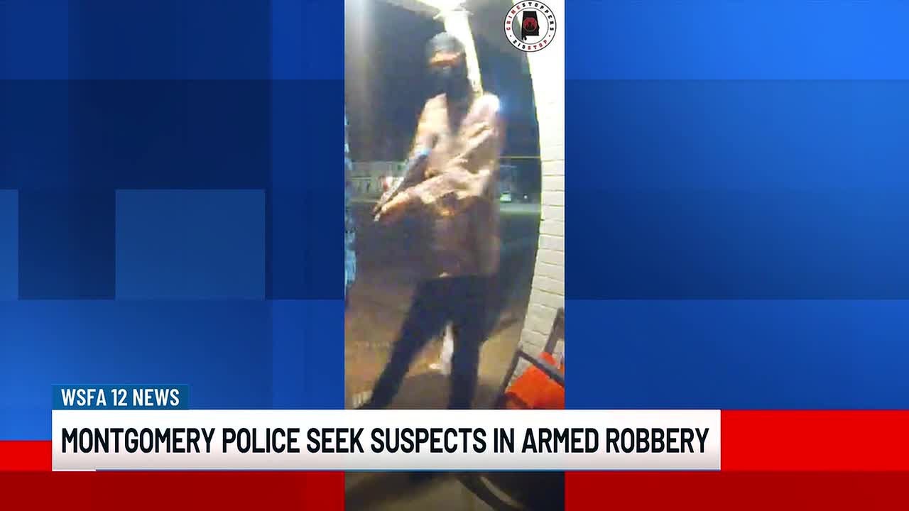 Montgomery police seeking suspects in armed robbery - YouTube